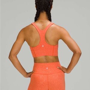 Lululemon Coral Wunder Under Train Matching Workout Set